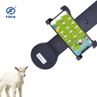 Pemindai Tag Telinga ID Hewan, pembaca tag telinga ternak untuk membaca tag ternak dan domba