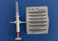 2.12 Mm X 12 Mm ID Microchip Tag Penyimpanan Polimer Biokompatibel Implan