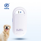 White USB Animal Microchip Scanner 6 Cm 134.2KHz Tidak ada penyimpanan data untuk anjing Animal RFID Reader