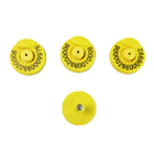 350N Tension Kuning Tag Telinga Sapi Untuk Identifikasi Sapi IEC 68-2-27