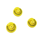 Tag telinga RFID kuning Untuk ET907 Diameter 30.5mm ± 0.5mm ISO11784/5 FDX-B