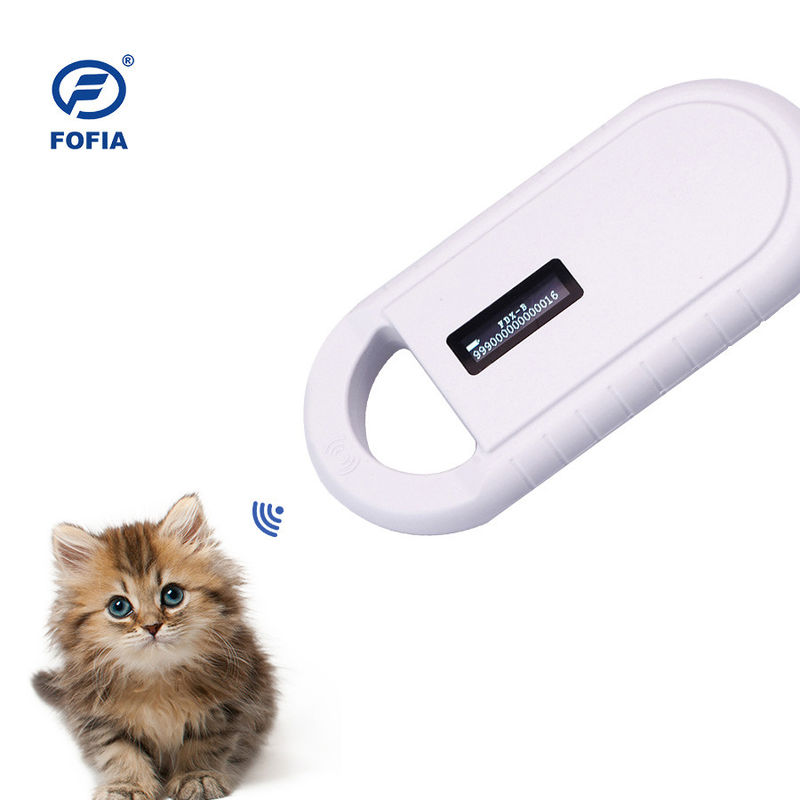 Pembaca Microchip Universal RFID Pocket Dog Microchip Reader 134.2khz Dengan Pembacaan Jarak Jauh