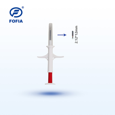 Chip Identifikasi Ternak Tag Microchip Hewan FDX-B Dengan Kantong yang Disterilkan