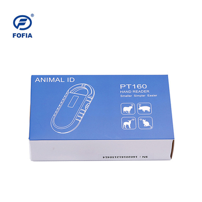 Pembaca RFID Microchip Populer Dengan Baterai Isi Ulang 134.2khz Baca 15 Digit ID