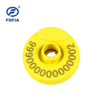 FOFIA LF RFID Electronic Ear Tag Hewan Ternak Hewan ID29mm Diameter