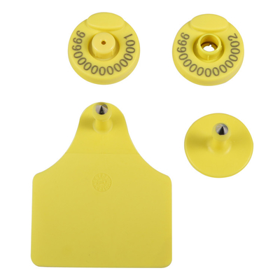 Mencetak Electronic Ear Tag Animal 134.2KHz 30.6 Mm Untuk Ternak