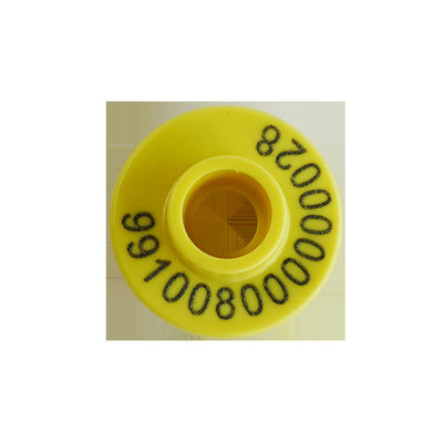 Tag telinga elektronik TPU yang disertifikasi ICAR untuk ternak dengan kepatuhan ISO 11784/11785.