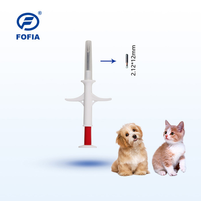 Microchip Implantator Dengan 15 digit Nomor untuk Identifikasi Hewan Pet ID microchip