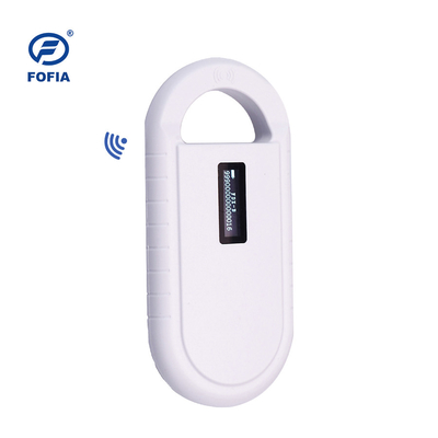 Hanheld ID Pembaca Microchip Tag Mini Pemindai RFID 134.2khz