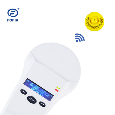 Pencetakan laser FDX-B dan HDX Peternakan ternak Tag telinga elektronik Diameter 29mm