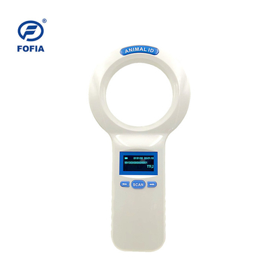 ISO11784/5 FDX-B ID64 Protocol RFID Microchip Scanner Rfid Reader Handheld Untuk Pelacakan Hewan Dan Manajemen