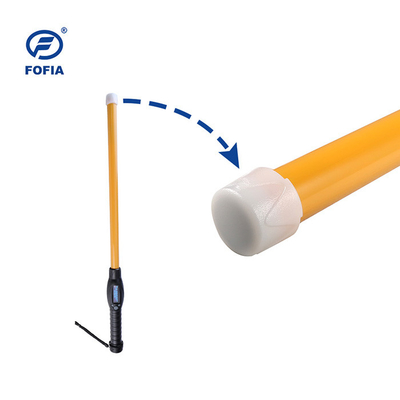 2-10cm RFID Stick Tag Reader 46cm Dengan Penyimpanan Data 7000 Catatan