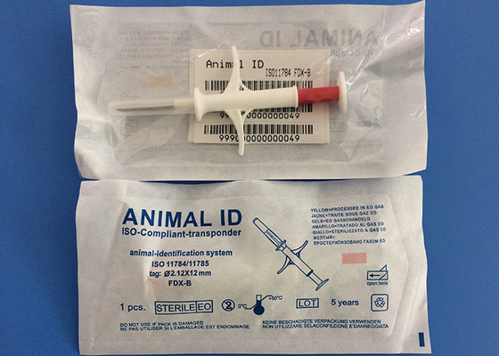Microchip ID Hewan Tahan Guncangan 100G Kapasitas Data 15 Digit