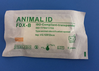 Animal ID Microchip Needle 134.2khz Microchip Standar ISO Dengan Injector Injectable Transponder