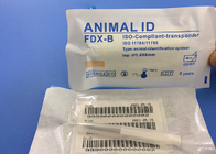 Pet / Kucing / Anjing ISO Transponder Microchip Identifikasi Dengan 3 Transponder Injeksi Stiker