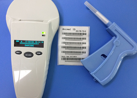 Handheld Animal RFID Microchip Scanner Dengan Bluetooth Dan USB Suport