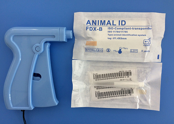 1.4 * 8mm Hewan ISO Transponder Microchip, Track A Dog Microchip 134.2KHz Frekuensi