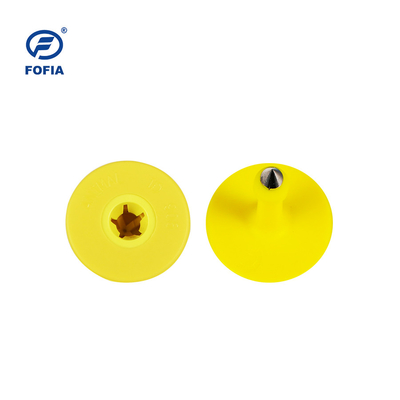96 Bits TID Ear Tags Untuk Domba Ø30.5±0.2mm Custom Untuk Sapi