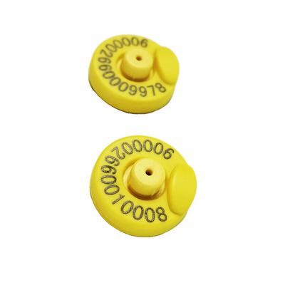 Custom FDX-B 134.2Khz Lf EM4305 Bulat TPU RFID Tag Telinga Elektronik Untuk Peternakan Hewan Sapi Sapi Sapi Kambing Hewan Babi Kelinci