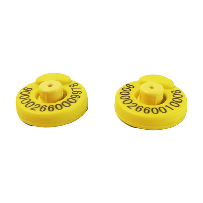 17cm Baca Jangkauan rfid tag sapi Anti Collision Memenuhi IEC 68-2-27 Standar