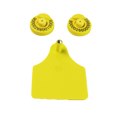 PEUR RFID Ear Tag Dalam Operasi Suhu 17cm Untuk Pengelolaan Sapi