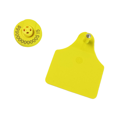 R/W Standar Tag Telinga Elektronik ISO11784/5 HDX PEUR Tag Telinga Hewan 350N