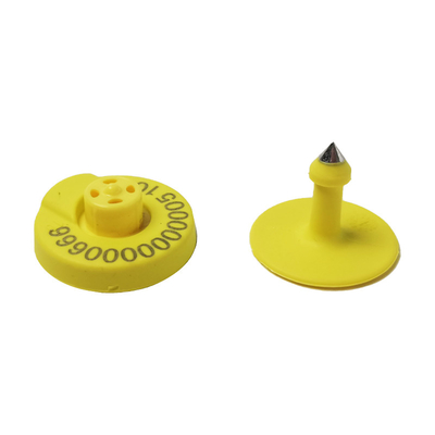 134.2 Khz Easy Yellow Electronic Ear Tags Untuk Sapi