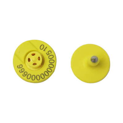 Chip Eropa dengan Keamanan Data Unik ET907 ISO High Security Smart Ear Tag untuk Sapi