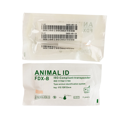 ISO Transponder Microchip dengan Keamanan Data Unik untuk Identifikasi Hewan Ditemukan Pet Microchip