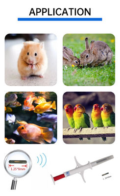 Fofia 2026 Hot Selling RFID 134.2kHz Animal ID Microchip Integrate Type Ear Tag ZS009 Waterproof untuk Injeksi Hewan Piaraan