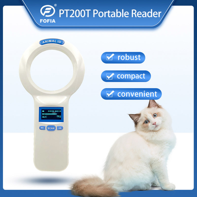 USB Transferable ISO Transponder Microchip Handheld Reader untuk Pet ID