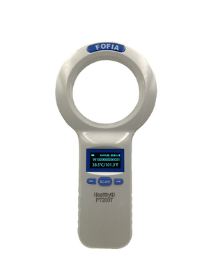 USB Transferable ISO Transponder Microchip Handheld Reader untuk Pet ID