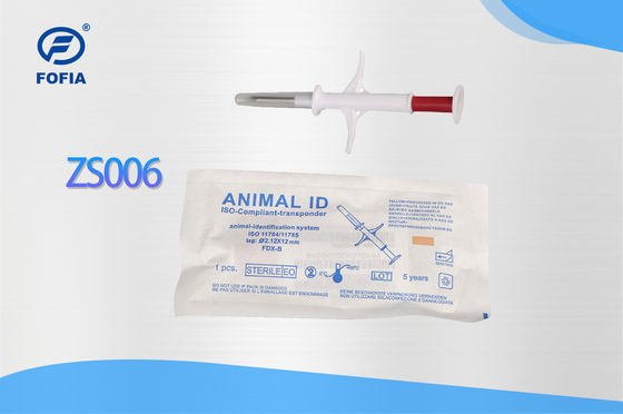 ICAR Certified New Durable Waterproof RFID Animal Microchip ZS006 dengan IP67 untuk Tag Injeksi Anjing Kucing Sapi Babi Domba & Hewan Peliharaan