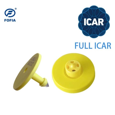 FULL ICAR Sertifikasi FDX-B Bovine Ear Tags 134.2khz Rfid Ear Tags