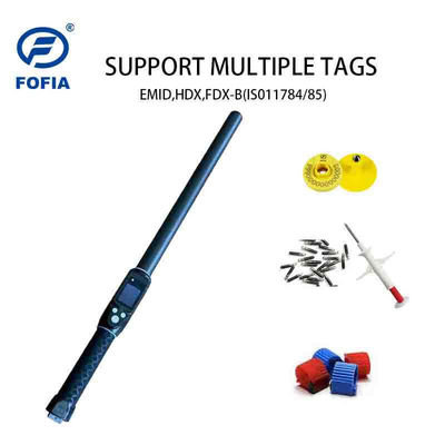 Pemutar ID Hewan yang Sempurna PT290LF UHF Stick Reader Untuk Peternakan Veteriner