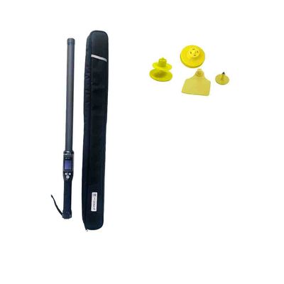 Pembaca Stick Tag RFID Profesional Peternakan Berjarak Panjang PT290 Dengan Penyimpanan Data Tampilan OLED Untuk Membaca Chip ID UHF / LF