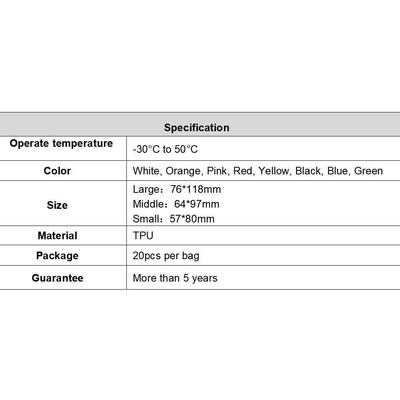 0.01 Tag Identifikasi Hewan untuk Babi Sapi Sapi Kambing Tag Telinga Plastik Terbuat dari Bahan Tpu Sapi Domba