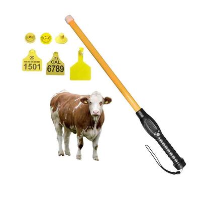 Operasi Kelembaban 5 sampai 90 Persen PVC Fofia PT280 Stick Reader untuk Ear Tag Cattle Identification Scanner