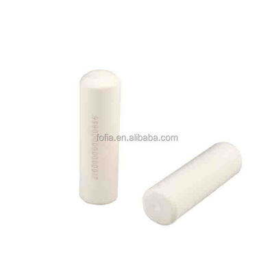 Biokeramik RFID Eartag Sapi Fitur 15 Bit Coding Laser Etching 134.2kHz Waterproof Identifikasi Hewan Bolus Tag