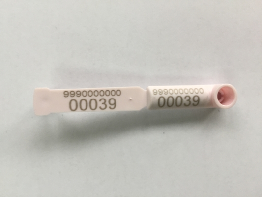 ISO11784/5 FDX-B Label Telinga Domba Tag Domba Elektronik Untuk Identifikasi Hewan Percetakan Laser Khusus Tersedia