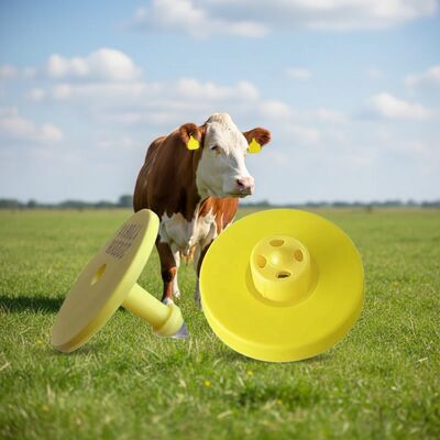 134.2kHz ISO11784/5 FDX-B Electronic Ear Tag dengan Tegangan 350N untuk Identifikasi dan Pelacakan Ternak