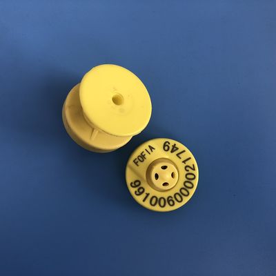 Tag Telinga Elektronik 134.2kHz yang tahan lama untuk Ternak dengan Standar ISO11784/5 FDX-B dan Bahan TPU Tahan Air