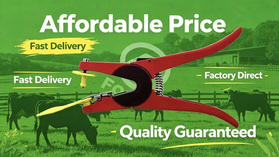 Durable Ear Tag Applicator for different animals  identification compatible with ET915 electronic ear tags convenient and for farm
