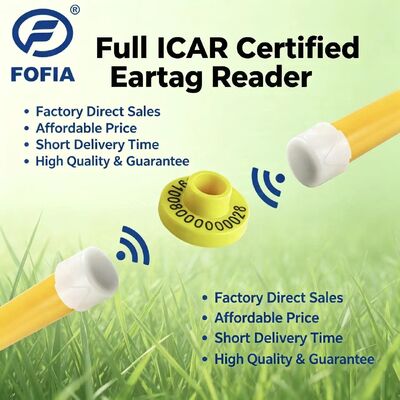 FULL ICAR Certified Durable Electronic Ear Tags TPU untuk Identifikasi dan Pelacakan Sapi yang Mendukung Manajemen Pertanian