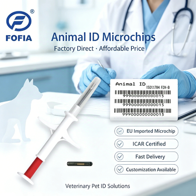 ICAR Sterilisasi Microchip Implantable Dengan ISO11784/5 FDX-B Untuk Identifikasi Hewan
