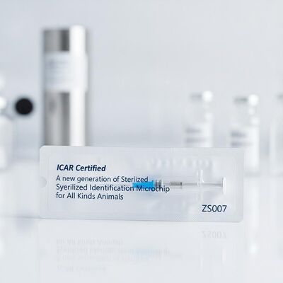 ICAR Certified Generasi baru dari Microchip Identifikasi Syring Sterilisasi untuk Semua Jenis Hewan ZS007