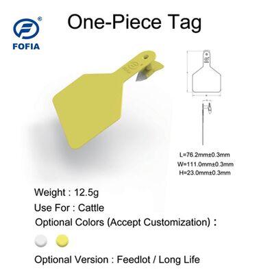 Grosir Custom Sheep Ear Tag Satu-potongan TPU Earring Ternak Tag Laser Pencetakan Tag Telinga Hewan untuk dijual