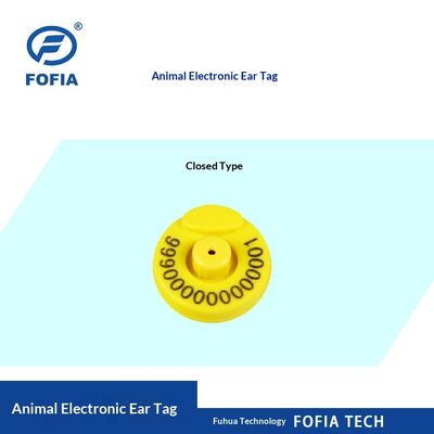 FDX baru FDX Low-Frequency Electronic Ear Tag RFID Animal Tag Full-Duplex Babi Sapi Sapi Bermulut Terbuka/Tutup Identifikasi ternak