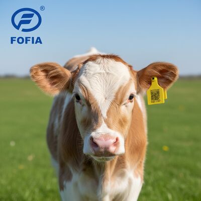 Tag Telinga Hewan Baru T921 Kuning TPU RFID Berkualitas Tinggi untuk Penggunaan Sapi Peternakan