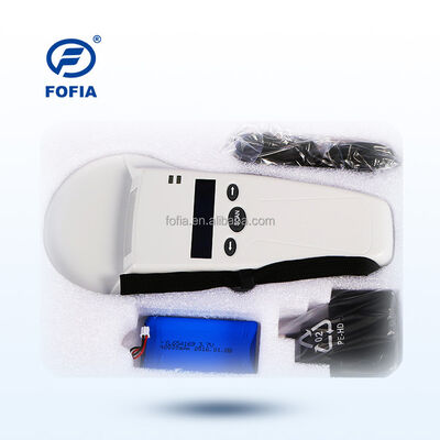 FOFIA Plastik tahan lama RFID Handheld Reader dengan 128x32 OLED Screen /USB untuk jarak jauh Pet & Farm / Ranch penggunaan